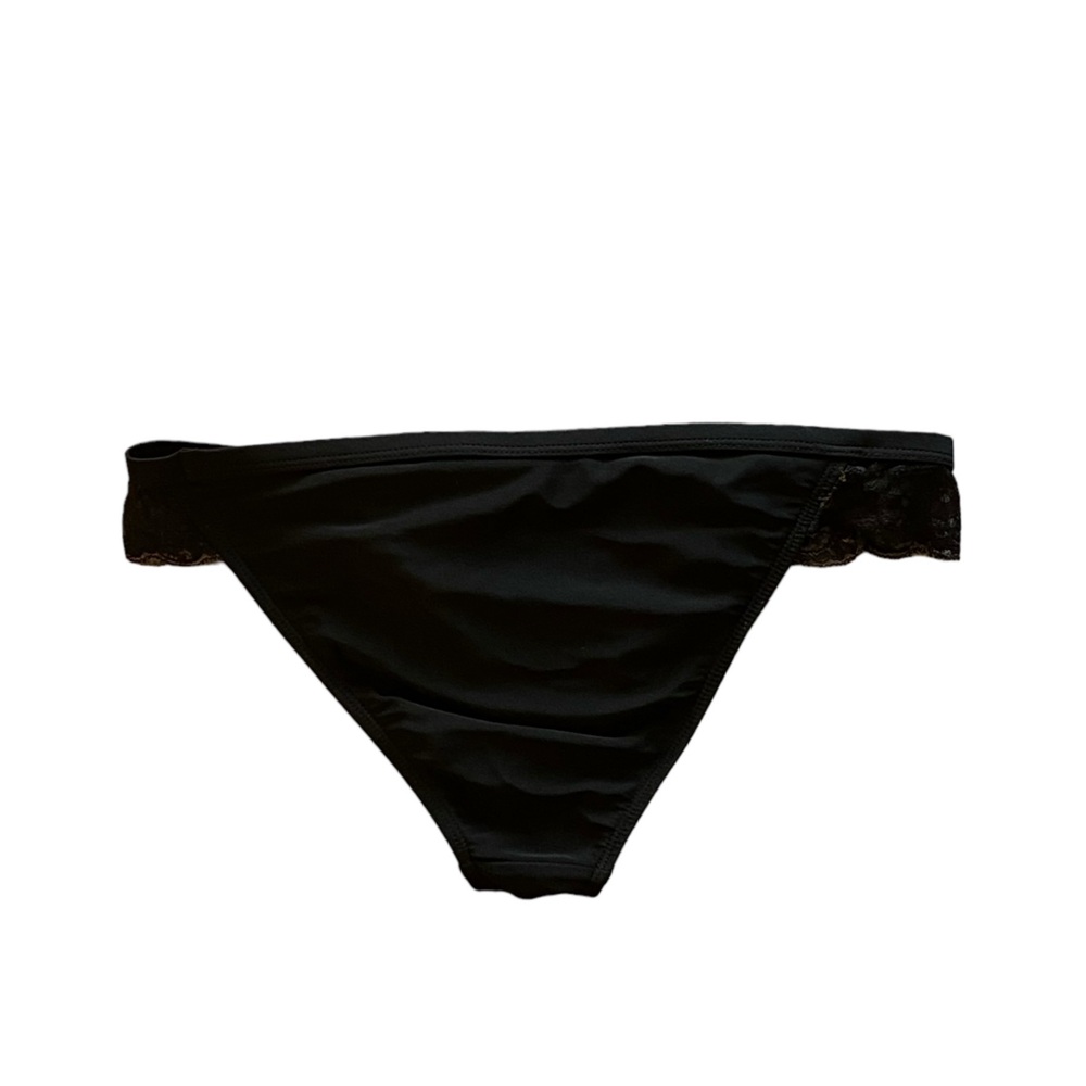 Rodarte Lace Black Bikini Bottoms Swimsuit Swimwear Size Medium.